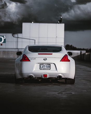 Sports, Nissan, Cars, Car, Sports Car, Back View, Rear View, Nissan 370Z HD phone wallpaper