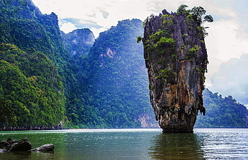 Rock formation, Phuket's allure, Graham Horne's lens, Natural wonders HD wallpaper