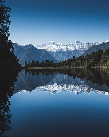 Nature, Mountains, Lake, New Zealand HD phone wallpaper