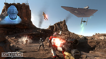 Star Destroyer, Video Game, Star Wars Battlefront (2015), Star Wars HD wallpaper