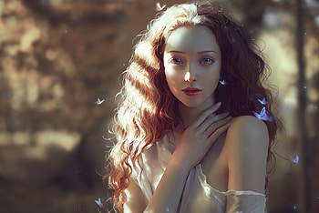 Beautiful Fantasy Angel, fantasy-girls, girls, angel, artwork, artist, digital-art HD wallpaper