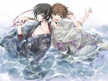 Guys in kimonos, guys, Robe, kimono, anime HD wallpaper