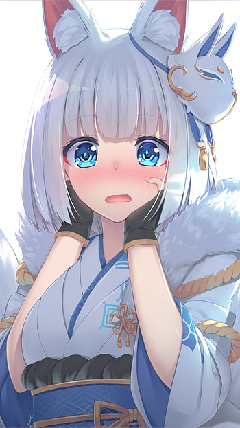 Kaga — Azur Lane: Blushing Fox , Anime, Azur Lane HD phone wallpaper