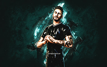 Fortnite Neymar Skin, Fortnite, main characters, blue stone background, Neymar, Fortnite skins, Neymar Skin, Neymar Fortnite, Fortnite characters, Neymar Skin Second Style HD wallpaper