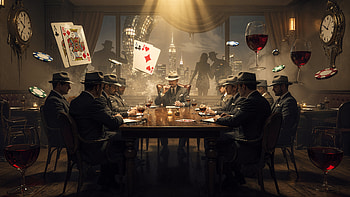 Midnight Mafia: Roundtable, Card Game, Gangster, Fedora HD wallpaper