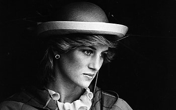 Princess Diana, Monochrome portrait, United Kingdom pride, High resolution HD wallpaper