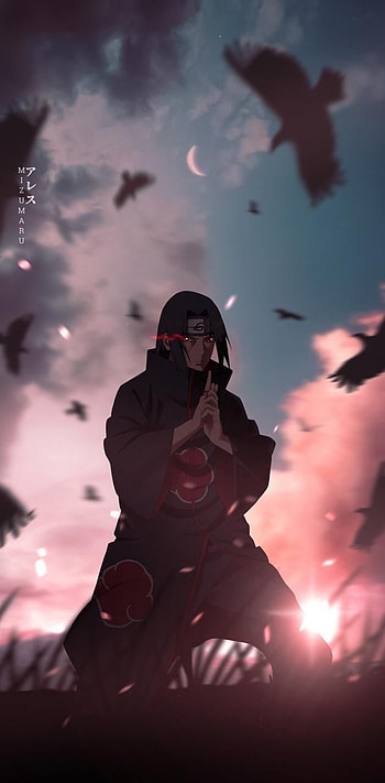 Uchiha Itachi , Cartoon Sunset Aesthetic HD phone wallpaper