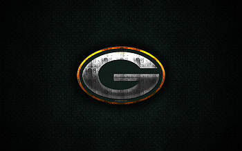 Green Bay Packers, Creative art, Metal logo , American football HD wallpaper
