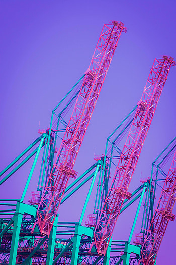 Sky, Miscellanea, Miscellaneous, Construction, Design, Metal, Metallic HD phone wallpaper
