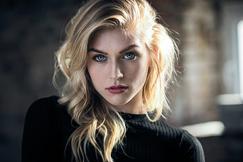 Blonde, Girl, Beautiful, Woman, face, Model, Lovely, female HD wallpaper