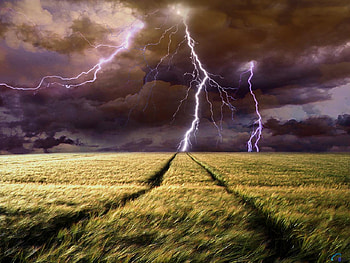 Holding-My-Last-Breath, outdoor, thunder, lightning, landscape, clouds, sky, nature HD wallpaper