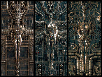H.R. Giger, Giger art, Captivating and haunting, Dark and enigmatic HD wallpaper