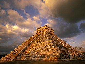Landscape, Architecture, Clouds, Pyramids HD wallpaper