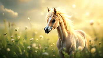 Beautiful Foal in Ultra, foal, horse, nature, Golden Hour HD wallpaper