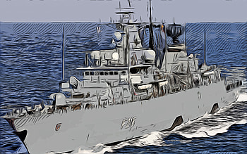 Brandenburg, F215, , German frigate, vector art, Brandenburg drawing, creative art, Brandenburg art, vector drawing, abstract ships, ships drawings, German Navy, Brandenburg F215, FGS Brandenburg HD wallpaper
