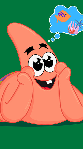 patrick star, dreaming HD phone wallpaper