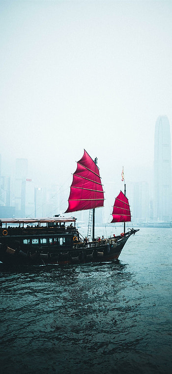 Junk boat , Traditional vessels, Maritime heritage, Classic charm HD phone wallpaper