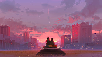 Evening Talks , 8-bit, artist, artwork, digital-art, deviantart HD wallpaper
