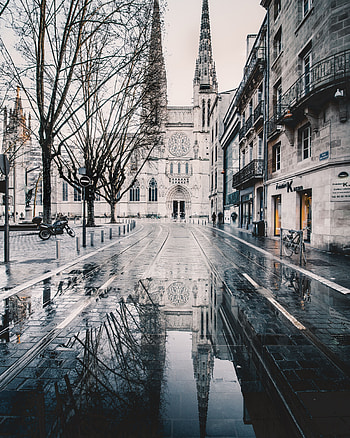 Architecture, Cities, City, France, Street, Bordeaux HD phone wallpaper