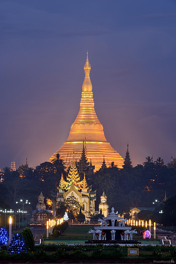 Shwedagon Pagoda, Pyay Road, Yangon, Myanmar HD phone wallpaper