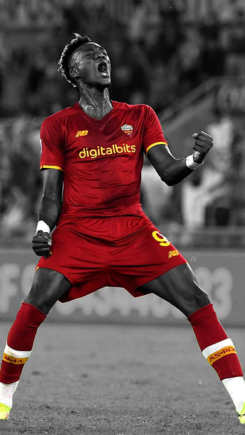 AS Roma, Tammy Abraham, Background HD phone wallpaper