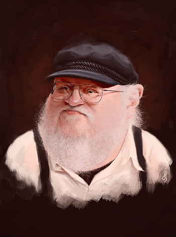 George R. R. Martin, ArtStation, George R. R. Martin HD phone wallpaper