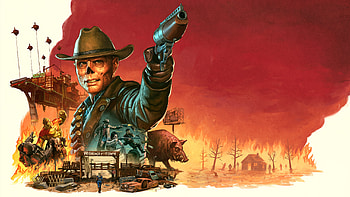 Fallout 76: Burning Springs Key Art, video game, Fallout, Fallout 76 HD wallpaper