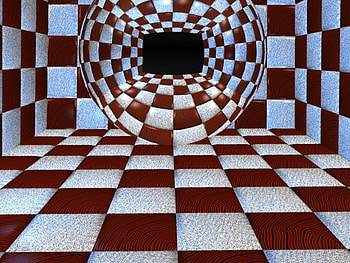 3d_walls, white, walls, ball, red HD wallpaper
