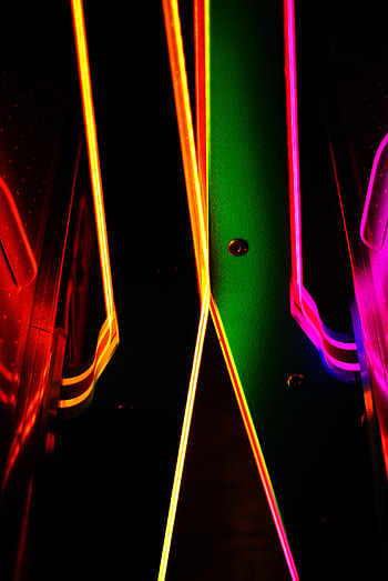 Shine, Light, Miscellanea, Miscellaneous, Multicolored, Motley, Lines, Neon HD phone wallpaper