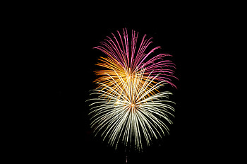 Holidays, Salute, Sparks, Multicolored, Motley, Glow HD wallpaper