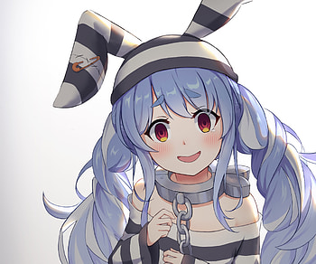 Usada Pekora, hololive, Usada Pekora, Anime, Virtual Youtuber HD wallpaper