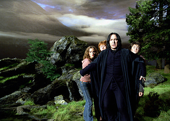 Harry, Hermione, and Ron, Severus Snape HD wallpaper
