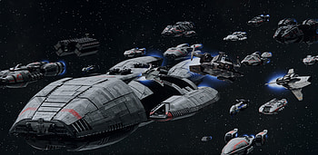 Battlestar Galactica, Deadlock game, Ghost fleet offensive, Strategy Gamer HD wallpaper