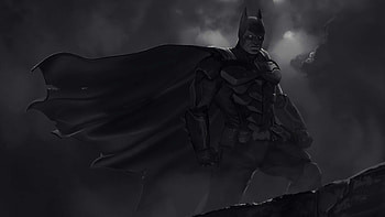 DC Comics Superhero Dark Moon Sky Background Batman HD wallpaper
