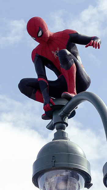 Spider-Man: No Way Home, Blockbuster movie, Web-slinging hero, Marvel cinematic universe HD phone wallpaper