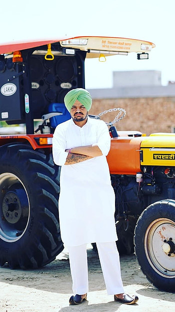 Sidhu Moose Wala, Tractor Background HD phone wallpaper