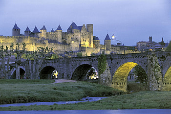 Carcassonne, France, Carcassonne Castle HD wallpaper