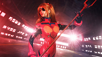 Asuka Langley Evangelion Cosplay , neon-genesis-evangelion, asuka-langley-soryu, anime-girl, anime, deviantart, cosplay HD wallpaper