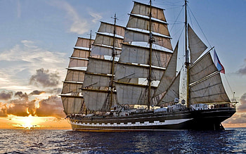 Schiff , Nautical beauty, Maritime journeys, Sailboat adventures HD wallpaper