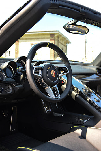 Porsche, Cars, Car, Steering Wheel, Rudder, Salon, Panel HD phone wallpaper