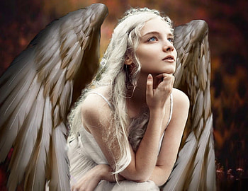 young angel, fairies, angel, fantasy, angels HD wallpaper