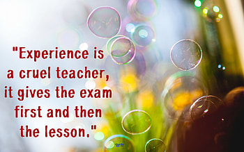 Experience, words, quotes, abstract, colors, bubbles HD wallpaper