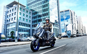 Yamaha X-max 300, , highway, 2022 bikes, scooters, rider on bike, 2022 Yamaha X-Max 400, japanese motorcycles, R, Yamaha HD wallpaper