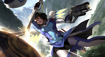 Mercy Overwatch Fantasy Artwork, mercy-overwatch, overwatch, games, xbox-games, ps-games, pc-games, artwork, artist, digital-art HD wallpaper