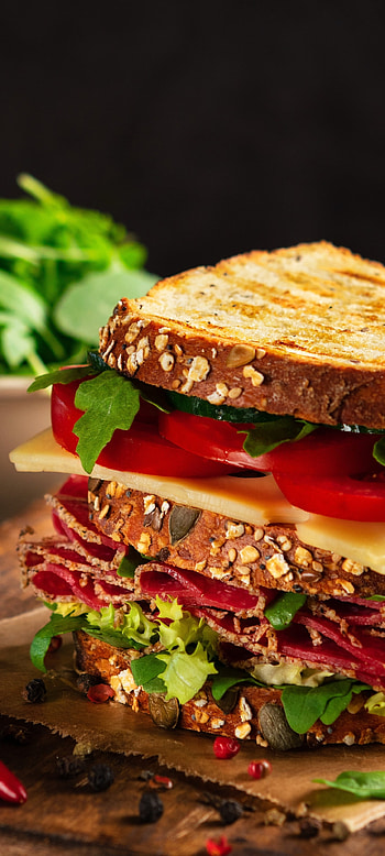 Scrumptious sandwich options, Food lover's delight, Tasty and filling, Quick and easy HD phone wallpaper