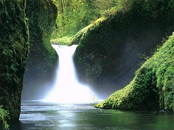 Landscape, Waterfalls HD wallpaper