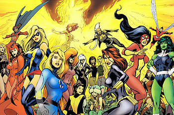 Comics, Marvel Girls HD wallpaper