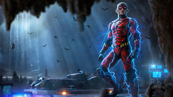 The Flash In Batcave, the-flash-movie, the-flash, superheroes, 2023-movies, movies, artwork, artist HD wallpaper
