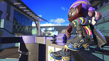 Splatoon 3, Game screenshots, Riot Pixels , Gaming visuals HD wallpaper