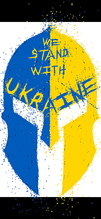 We stand with Ukraine, art, war HD phone wallpaper